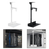 Maxbell Under Desk Computer Mount Flexible Sturdy 360 Degree Rotation Rod Host Stand White