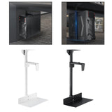 Maxbell Under Desk Computer Mount Flexible Sturdy 360 Degree Rotation Rod Host Stand White