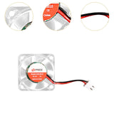 Maxbell 3D Printer Fan LED Cooling Fan Replace Hydraulic Bearing Fan for Maintenance 3010 12V