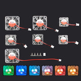 Maxbell 3D Printer Fan LED Cooling Fan Replace Hydraulic Bearing Fan for Maintenance 3010 24V