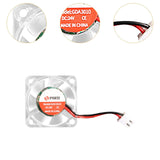 Maxbell 3D Printer Fan LED Cooling Fan Replace Hydraulic Bearing Fan for Maintenance 3010 24V