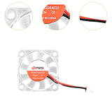 Maxbell 3D Printer Fan LED Cooling Fan Replace Hydraulic Bearing Fan for Maintenance 4010 12V