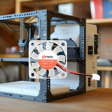 Maxbell 3D Printer Fan LED Cooling Fan Replace Hydraulic Bearing Fan for Maintenance 4010 12V