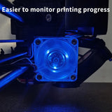 Maxbell 3D Printer Fan LED Cooling Fan Replace Hydraulic Bearing Fan for Maintenance 4010 24V
