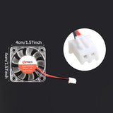 Maxbell 3D Printer Fan LED Cooling Fan Replace Hydraulic Bearing Fan for Maintenance 4010 24V