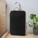 Maxbell 4Pcs Compression Storage Bags Luggage Packing Organizers for Outdoor Clothes Black