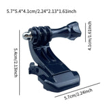 Maxbell Rotate Screw Swivel Mount Convenient Action Cameras Parts for Sports Cameras J type base