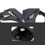 Maxbell Sling Bag Shoulder Backpack Crossbody Daypack Sports Pouch Bag Men Chest Bag Gray