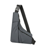 Maxbell Sling Bag Shoulder Backpack Crossbody Daypack Sports Pouch Bag Men Chest Bag Gray