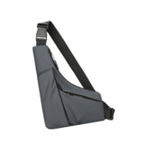 Maxbell Sling Bag Shoulder Backpack Crossbody Daypack Sports Pouch Bag Men Chest Bag Gray