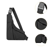 Maxbell Sling Bag Shoulder Backpack Crossbody Daypack Sports Pouch Bag Men Chest Bag Black