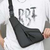 Maxbell Sling Bag Shoulder Backpack Crossbody Daypack Sports Pouch Bag Men Chest Bag Black