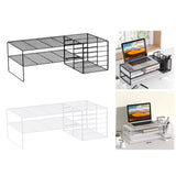 Maxbell Monitor Stand Double-layer Monitor Stand Riser for Living Room Tabletop Home black