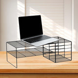 Maxbell Monitor Stand Double-layer Monitor Stand Riser for Living Room Tabletop Home black