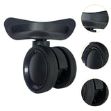 Maxbell 2 Pieces Luggage Wheels Replacement Silent Swivel Caster Wheels Sturdy Black