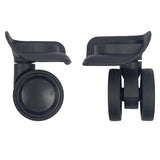 Maxbell 2 Pieces Luggage Wheels Replacement Silent Swivel Caster Wheels Sturdy Black