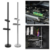 Maxbell GPU Holder Aluminum Alloy Universal Computer GPU Stand Graphics Card Support Black