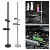 Maxbell GPU Holder Aluminum Alloy Universal Computer GPU Stand Graphics Card Support Black
