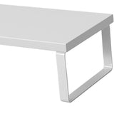 Maxbell Computer Stand Organize Sturdy Monitor Riser Stand Versatile Notebook Holder White and White