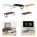 Maxbell Computer Stand Organize Sturdy Monitor Riser Stand Versatile Notebook Holder White and White