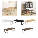 Maxbell Computer Stand Organize Sturdy Monitor Riser Stand Versatile Notebook Holder White and White