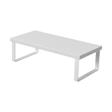Maxbell Computer Stand Organize Sturdy Monitor Riser Stand Versatile Notebook Holder White and White