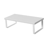 Maxbell Computer Stand Organize Sturdy Monitor Riser Stand Versatile Notebook Holder White and White