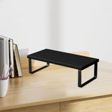 Maxbell Computer Stand Organize Sturdy Monitor Riser Stand Versatile Notebook Holder White and Black