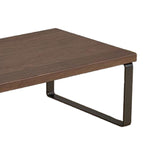 Maxbell Computer Stand Organize Sturdy Monitor Riser Stand Versatile Notebook Holder Brown and Black