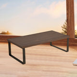 Maxbell Computer Stand Organize Sturdy Monitor Riser Stand Versatile Notebook Holder Brown and Black