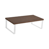 Maxbell Computer Stand Organize Sturdy Monitor Riser Stand Versatile Notebook Holder Brown and White