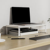 Maxbell Monitor Stand Riser Multiuse Monitor Support Rack for Home Apartments Office Style A