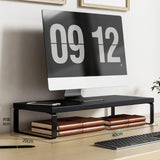 Maxbell Monitor Stand Riser Multiuse Monitor Support Rack for Home Apartments Office Style B