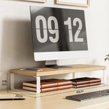 Maxbell Monitor Stand Riser Multiuse Monitor Support Rack for Home Apartments Office Style C