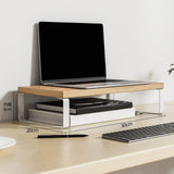 Maxbell Monitor Stand Riser Multiuse Monitor Support Rack for Home Apartments Office Style C