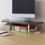 Maxbell Monitor Stand Riser Multiuse Monitor Support Rack for Home Apartments Office Style E