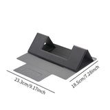Maxbell Portable PU Laptop Folding Stand for Traveling 5kg Load Bearing Space Saving Black