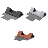 Maxbell Portable PU Laptop Folding Stand for Traveling 5kg Load Bearing Space Saving Black