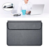 Maxbell 15.4" Laptop Sleeve with Stand Dustproof Accessory for Travel Wrist Rest Pad Black