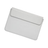 Maxbell 15.4" Laptop Sleeve with Stand Dustproof Accessory for Travel Wrist Rest Pad Light Gray