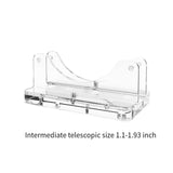 Maxbell Vertical Acrylic Laptop Mini PC Holder Accessory Multifunctional Transparent
