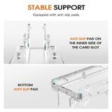 Maxbell Vertical Acrylic Laptop Mini PC Holder Accessory Multifunctional Transparent