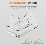 Maxbell Vertical Acrylic Laptop Mini PC Holder Accessory Multifunctional Transparent
