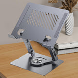 Maxbell Laptop Stand for Desk Sturdy Laptop Bracket for Countertop Document Studying Gray