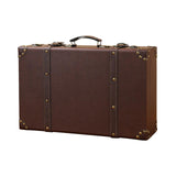 Wooden Trunk Suitcase Luggage Trunk for Window Display Themed Party Keepsake 44cmx14cmx29cm