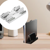 Maxbell Vertical Laptop Stand Holder Tablet Laptop Holder Desktop Holder for Desktop White