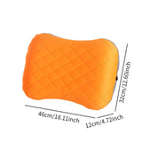 Maxbell Camping Pillow Gifts Compact Travel Pillow for Napping Backpacking Traveling Orange