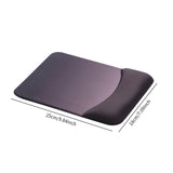 Maxbell Mouse Pad with Wrist Rest Desk Computer Cafe Ergonomic Home Working Mousepad Black