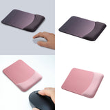 Maxbell Mouse Pad with Wrist Rest Desk Computer Cafe Ergonomic Home Working Mousepad Black