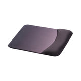 Maxbell Mouse Pad with Wrist Rest Desk Computer Cafe Ergonomic Home Working Mousepad Black